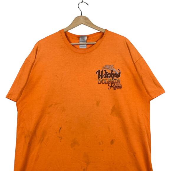 Vintage Wicked Dolphin Rum Mullet T-Shirt XL - Picture 2 of 7